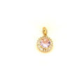 925 Silver Gold Plating CZ Fashion Jewelry Pendant